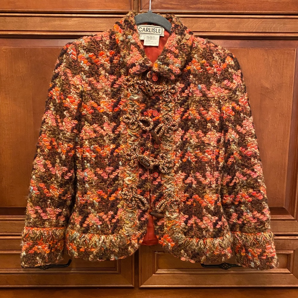Great Chanel style jacket size small